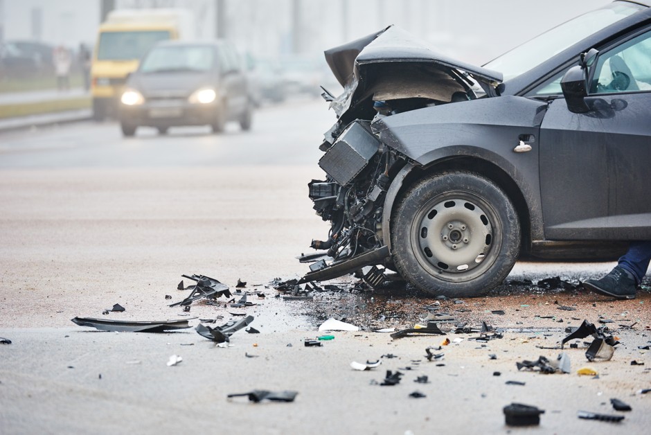 accidentes de coches enero 2022